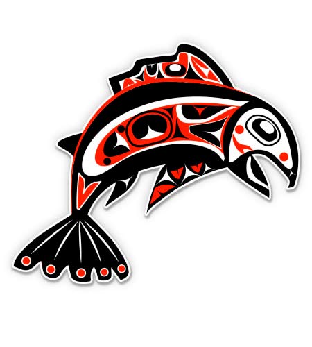 Amazon.com: Pacific Northwest Native Art Fish Tribal - 3